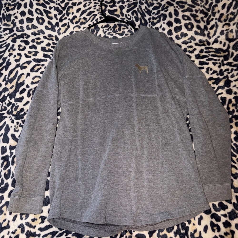 Victoria's Secret Pink Gray Sweatshirt